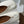 MM Split Toe Low Heel 3cm White Textured Leather 890034