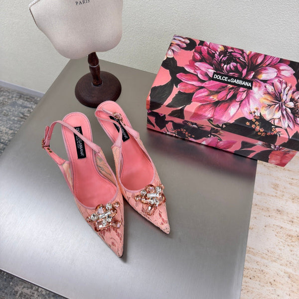 DC Colorful Crystals Pink Lace & Lurex 343138