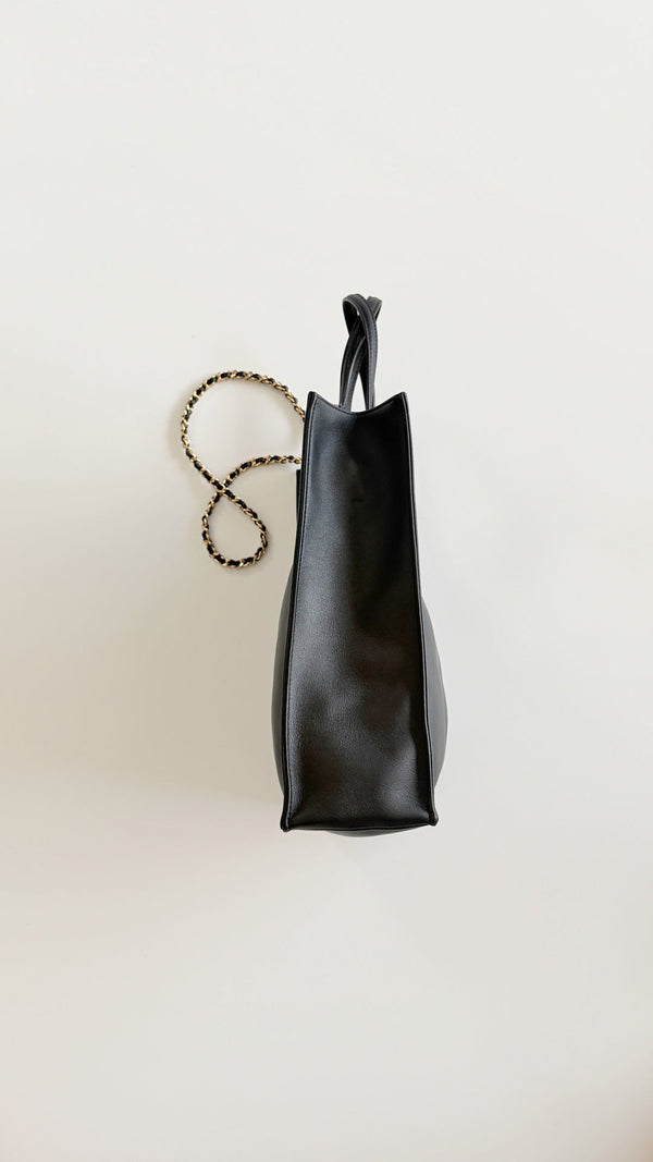 CC Métiers d’art 2026 Small Shopping Bag Black Calfskin