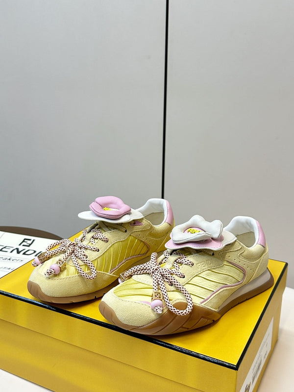 FF Wave Pulse Yellow Fabric Suede 862620