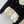 CC 26s Cardigan Colorblock Embellished Ruffle-Trim Black-White 429792