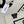CC 25 Scarf 135cm White Black Cashmere Mulberry Silk 965404