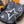 LV Shiny Silver Scarf 200cm Black White Cashmere 969182
