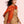 HM 25s Amazing Reversible Scarf 140cm Orange Cashmere Silk 970958