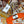 HM 25s The King Scarf 140cm Orange Multicolor Cashmere 973041