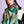 HM 25s Reversible Scarf 140cm Green Blue Cashmere 976229