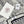 HM 25s Reversible Scarf 140cm White Black Cashmere 976274