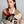 LV Scarf 135cm Brown Multicolor Cashmere Mulberry Silk 976759
