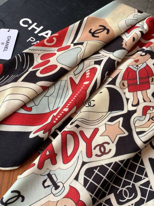 CC 26s Scarf 140 In Silk Cashmere 309866