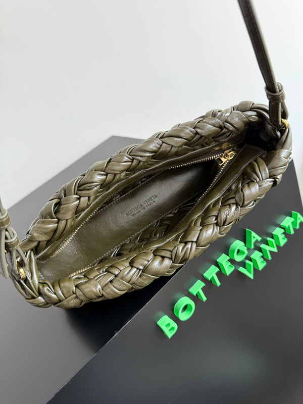 BV Kalimero chacha Bag 28.5cm Olive Leather