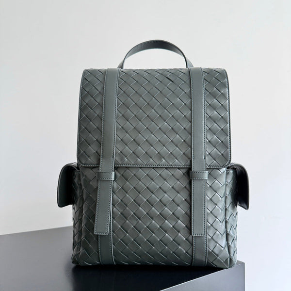 BV Back To School Backpack Intrecciato Leather