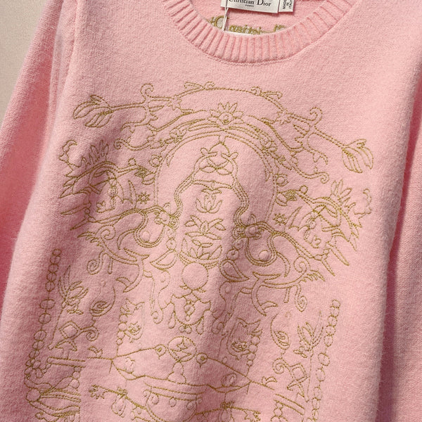 CD 25 Knit Sweater Pink Wool 320040
