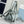 Pra Bonnie Bag 24cm Light Stale Blue Suede Leather 293794