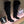 YSL 2025 Round-toe Straight-leg Martin Boot Black Suede 574007