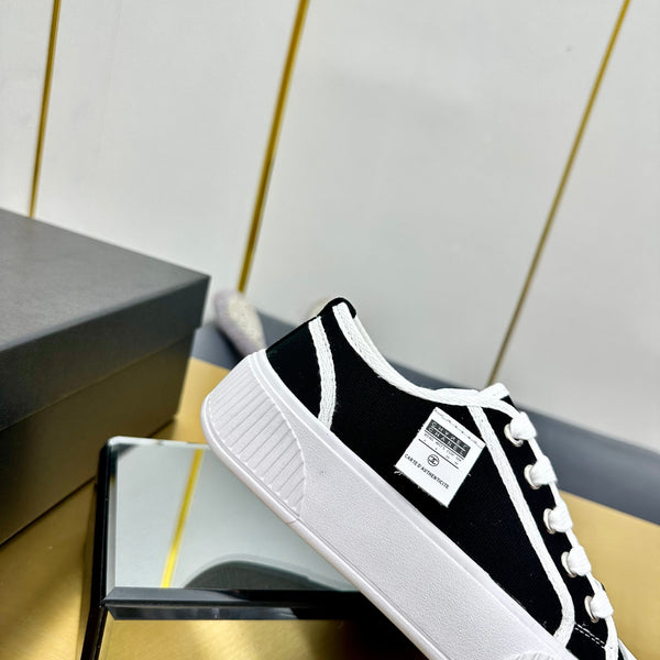 CC 26s Platform Sneakers Black Canvas 832618