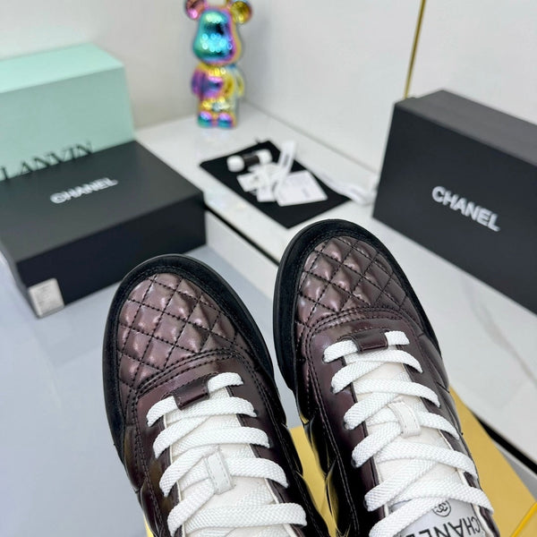 CC 25 Trainers Black & Purple Cowhide 413832