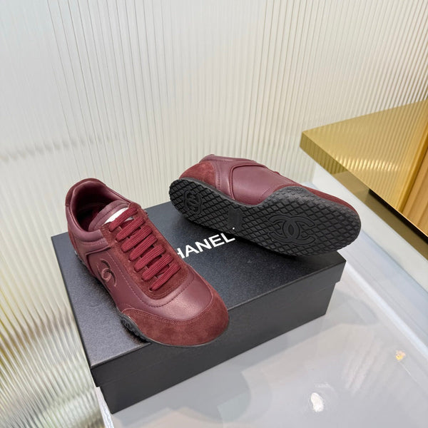 CC 26s Cruise Trainer Burgundy Suede Sheepskin 962211