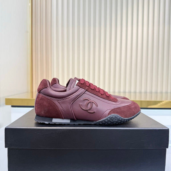 CC 26s Cruise Trainer Burgundy Suede Sheepskin 962211