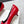 The Row Viv Kitten Pumps 3.5cm Red Sheepskin 451301