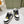 LV Trainer Maxi Sneakers Black Mix White Calfskin Mesh 515195