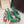 DG Rainbow Slingbacks Teal Green Patent Leather 663073