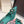 DG Pumps Crystals 9cm Teal Green Taormina Lace 663087