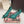 DG Pumps Crystals 9cm Teal Green Taormina Lace 663087