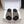YSL 26ss Platform Slippers Black Gray Denim Leather 663216