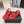 CC Strappy Sandals Red Suede Leather 721498