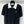 Celine Short-sleeved Polo Shirt Black Cashmere Wool 349073