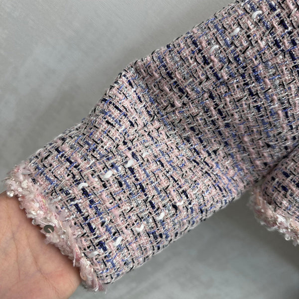 Chanel Classic Jacket Pink Tweed 341921