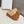 CL 26s Wedge Mules In Orange Brown Suede And Beige Wool