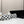 CC 25 Mary Jane Black White Quilted Calfskin