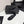 CC Crystal Logo Thong Sandal Black Sheepskin 352475