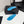CC Crystal Logo Thong Sandal Sky Blue Velvet 352479