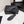 CC Crystal Logo Thong Sandal Grey Fabric And Sheepskin 352482