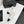 CC25 Mary Janes White Black Cowhide 352504
