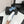 CC25 Mary Janes Light Blue Fabric And Black Cowhide 352509
