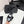 CC 25 Big Bow Mule Black Sheepskin 368863