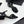 CC 25 Camellia Open Heel Sandals 50mm Black Sheepskin 368813