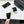 CC 26s Mules Flat Black White Suede Leather 109168