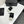 CC 26s Mules Flat Black White Suede Leather 109168