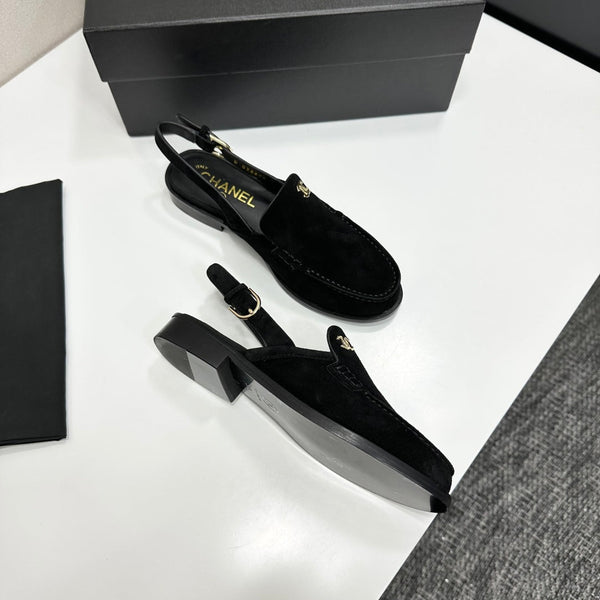 CC SS 2026 Pre Slingbacks Black Suede 630480