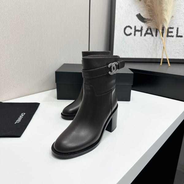CC FW 2026 Ankle Boot Dark Coffee Cowhide 925669