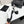 CC 26s Derby Loafer Black White Cowhide 925707