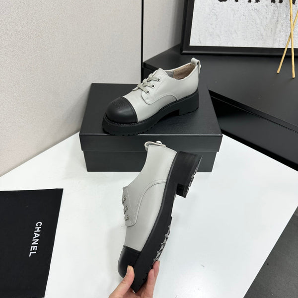 CC 26s Derby Loafer Black Grey Cowhide 925711