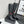 CC 26s Knee-High Boots Seashell Charms Black Mesh Leather 944679