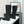 CC 26s Quilted Knee High Boots Black Leather 109242