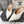 Alaia 25 Cube Wedge Mules Ivory Silk Sheepskin 300080