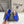 Alaia 25 Cube Wedge Mules Blue Silk Sheepskin 300081